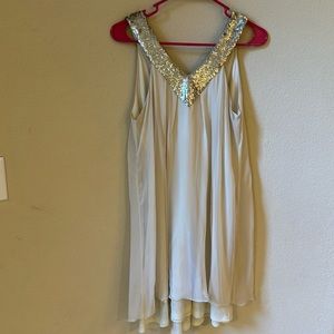 Alice + Olivia Silk Tent Dress.  Size small.